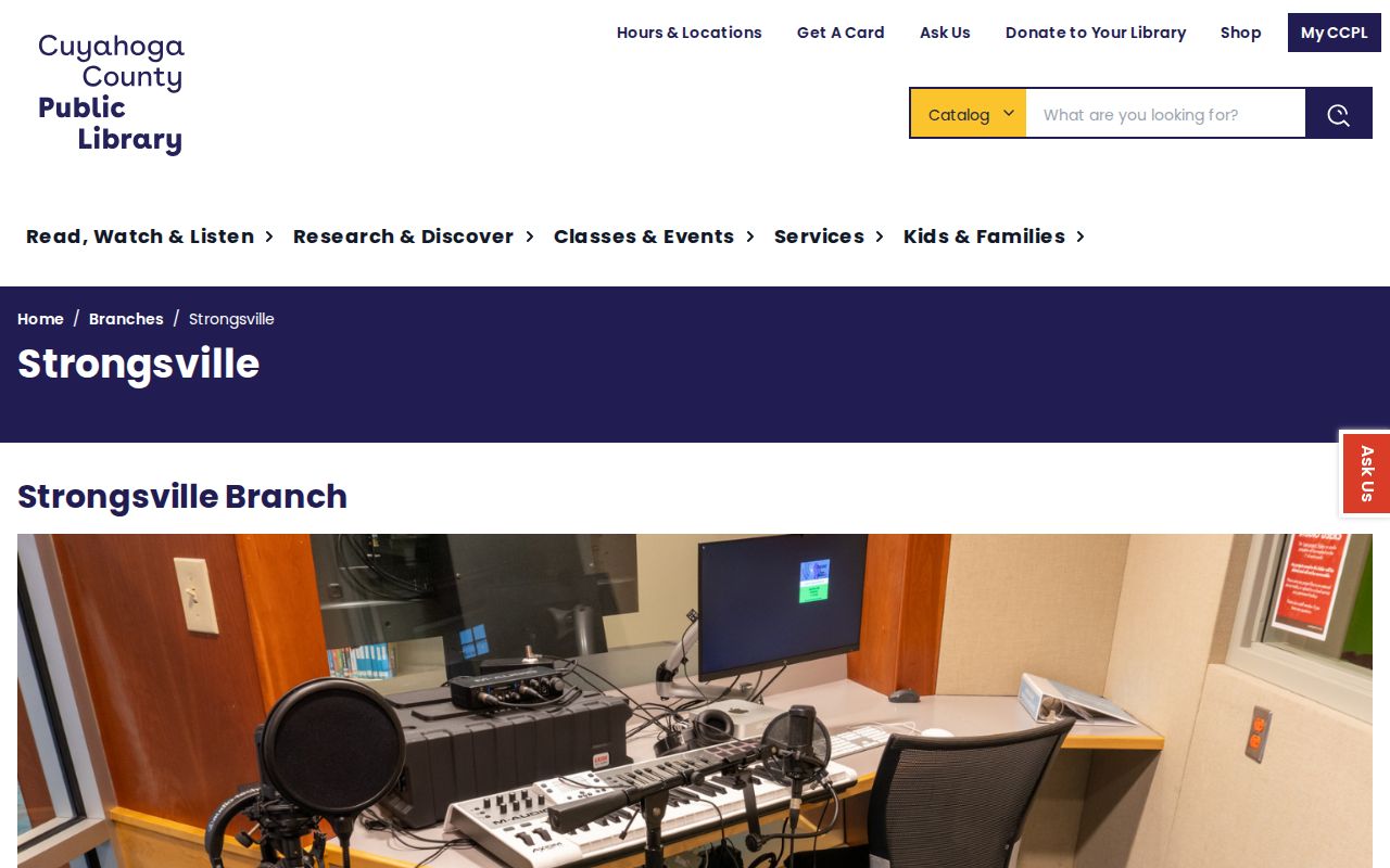 Strongsville city directory research at the Strongsville library branch