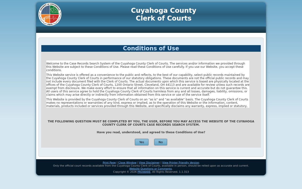 Strongsville residents directory Common Pleas docket source