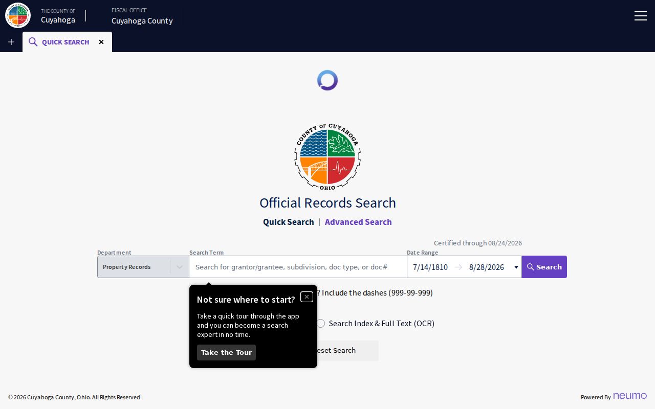 Strongsville residents directory Cuyahoga recorded documents search